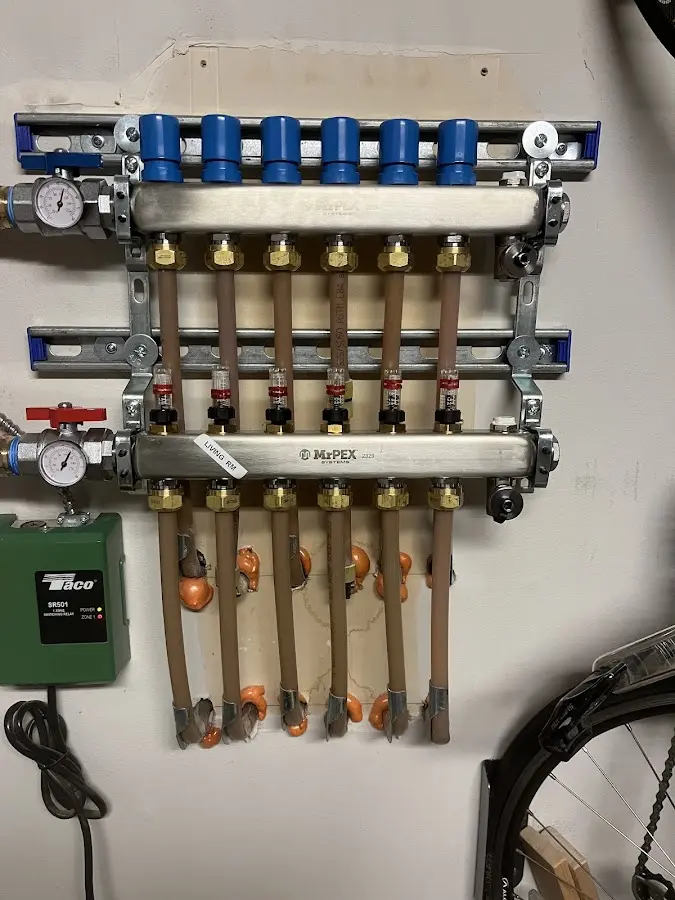 Plumber performing Gas Leak Detection at a residential property in Santa Clarita